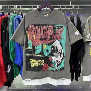 เสื้อยืดคุณภาพสูง เนื้อผ้าคอตตอน 100% หนานุ่ม สวมใส่สบาย ดีไซน์เท่ห์ แบรนด์ดัง แขนสั้น สำหรับผู้ชาย รุ่นใหม่ล่าสุด - Product Image 2