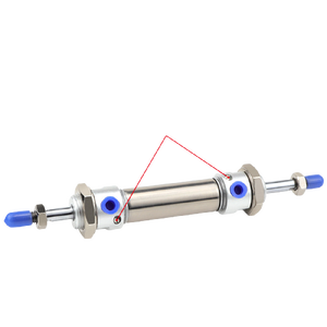 Airtac ประเภท <span class=keywords><strong>MACD</strong></span> รอบร่างกายคู่ทำหน้าที่ก้านคู่กับเบาะอากาศกระบอก - Product Image 4