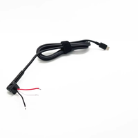 Câble de charge USB Type C 45W 65W 90W, adaptateur secteur avec prise jack DC, câble de réparation pour ordinateur portable HP Dell Lenovo, cordon d'alimentation USB C 1,8 m