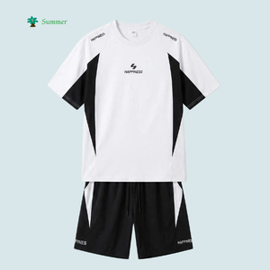 Conjunto Deportivo de Alta Elasticidad 2026, Traje de Entrenamiento Profesional para Gimnasio, 2 Piezas, Camiseta de Secado Rápido y Pantalones Cortos, Traje Deportivo de Nailon y Elastano - Product Image 1