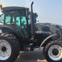Certification CE, moteur YTO 4x4, tracteurs agricoles compacts à roues de haute qualité, 100 CV, 110 CV, 120 CV, 130 CV, 140 CV, 150 CV