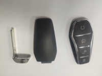 Carcasa de Repuesto de Plástico para Llave de Control Remoto BYD Qin PLUS Han Song EV, Funda Vacía sin Chip