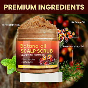 <span class=keywords><strong>Exfoliante</strong></span> Capilar de Aceite de Batana de Marca Privada SUCCSION OEM, Champú Orgánico para Exfoliar el Cabello, Limpieza Profunda con Cepillo de Masaje - Product Image 2