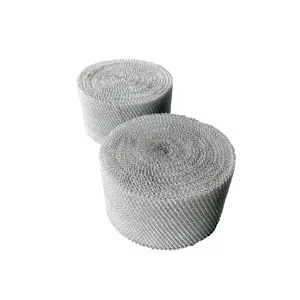 Stainless Steel Knitted Wire Mesh Gas Liquid Filter Mesh Gas-liquid Separate Filter/knitted Wire Mesh Filter