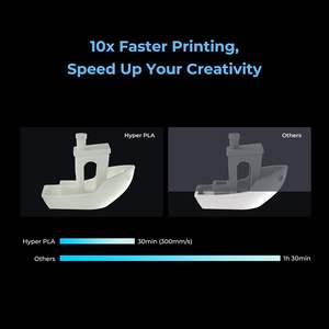 Filamento Creality Hyper PLA 1.75mm Gris 1kg Impresión de Alta Velocidad y Precisión - Product Image 3