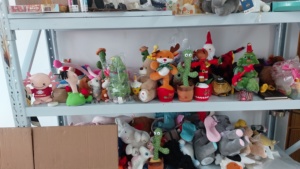 Dương Châu mới Mặt Trời Mọc mềm điều khiển động cơ hát nhảy múa Cây giáng sinh sang trọng pipa Saxophone chiếu sáng Thú nhồi bông đồ chơi - Product Image 3