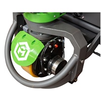 Transpalette électrique MOVMES 48V20Ah avec batterie au lithium, transpalette à changement rapide, déplaceur latéral hydraulique, pneus en polyuréthane
