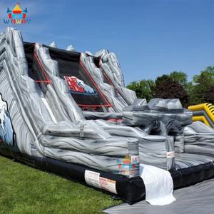 Parcours d'obstacles gonflable commercial WINWAY à thème fantôme d'Halloween en PVC - avec toboggan, mur d'escalade, zone de rebond pour 20 personnes - Product Image 3