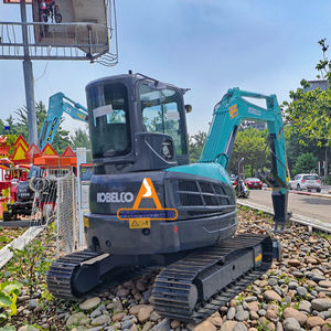 KOBELCO SK55SR SK55 5,5 T Mini Excavadora Japan Tech 42KW Horas bajas Bien mantenido Listo Maquinaria en stock de China - Product Image 1