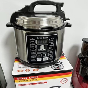 Cuisinière à pression Silvercrest de haute qualité, 6 L, en acier inoxydable, cuiseur à riz, multicuiseur, cuisinière à pression électrique pour la maison - Product Image 3