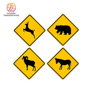 Segnale di Avvertimento Canguro Standard Australiano - Conforme AS 1742 Segnale Stradale Giallo a Diamante per Attraversamenti Faunistici - Product Image 4