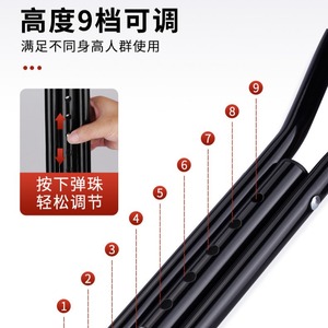 Fushide Aluminum Alloy <b>Crutches</b> Adjustable Height Non Slip <b>Walking</b> Aid For Elderly Mobility Support - Product Image 2