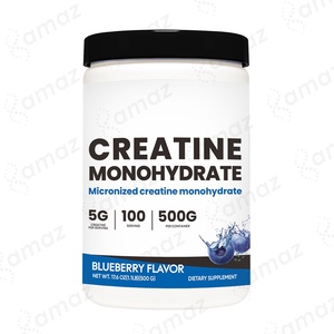 Amaz Private Label Poudre de monohydrate de créatine de haute pureté micronisée pour la récupération de la force musculaire testée par des tiers - Product Image 2