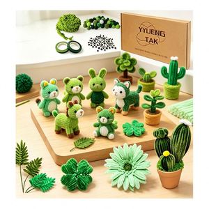Kit de Arte Premium, Alambre de Terciopelo de 10 mm para Proyectos Creativos de Manualidades, Decoraciones Educativas para el Aula y Flores de Alambre de Terciopelo - Product Image 4
