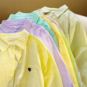 โรงงานผู้ผลิตเสื้อเชิ้ตแขนยาวหลากสีคุณภาพสูงสำหรับผู้หญิง คอลเลคชั่นใหม่ปี 2026 เสื้อคลุมลำลองทรงเข้ารูป - Product Image 3