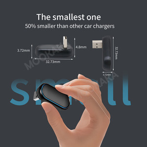 Mookaka Bộ chuyển đổi sạc xe hơi không dây đài phát thanh xe hơi mini mới <span class=keywords><strong>2025</strong></span> Bộ chuyển đổi 2 trong 1 không dây Carplay USB Dongle Cắm và chơi - Product Image 2