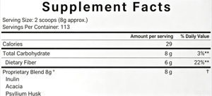 OEM/ODM Polvo Orgánico de Triple Fibra, Prebiótico Natural para Apoyar la Salud Digestiva e Intestinal, Fácilmente Digestible, Sin Sabor, Vegano - Product Image 2