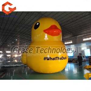 Modèles de canards jaunes gonflables géants, décoration de ballons, canard en caoutchouc gonflable pour la flottaison dans l'eau - Product Image 3