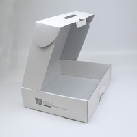 Boîtes à literie ondulées en promotion avec poignées robustes et logo personnalisé pour draps, oreillers et couettes