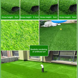 Gazon artificiel universel pour terrains de football 5 contre 5 et 7 contre 7, basketball, facile à poser, élastique, antidérapant, amortissant - Product Image 5