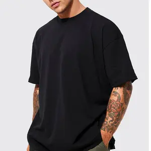 100% Cotton Plain Oversized Tshirt Heavy Weight Custom Foam <strong>3d</strong> Screen Logo Men Puff Print Tee <strong>T</strong> <strong>Shirt</strong> - Product Image 1