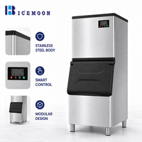 Máquina de Hielo de 200 kg con Sistema Digital Inteligente y Protección Múltiple para Hoteles y Eventos, Alta Demanda, Producción Rápida y Continua, Aislada
