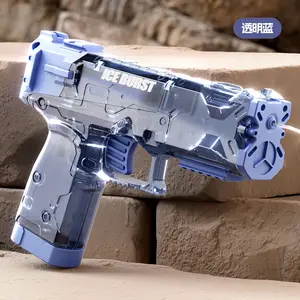 Летний открытый ручной круглый мультяшный прессованный водяной пистолет игрушки 2024 лучший новый детский мультяшный водяной пистолет игрушки