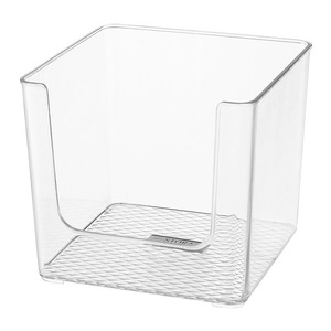 Wholesale plastic home kitchen storage box containers clear stackable pantry Organization transparent refrigerator organizer bin