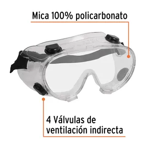 Master con 36 unidades Gafas de seguridad con válvulas de ventilación indirectas - Product Image 2