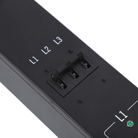 PDU de Alta Potencia Trifásico de 125A, 380V, 400V, 415V, 480V CA, Vertical 0U, de Fábrica en Ningbo, para Salas de Computación con IA