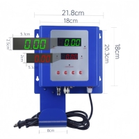 Machine de gonflage automatique de pneus numérique LED haute précision, pompe à air murale rapide préréglée pour garage