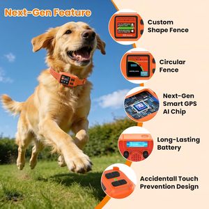 Pawton GPS <b>Dog</b> Fence <b>Collar</b> 4G LCD Display Waterproof IP67 Real Time Tracking For Medium <b>Large</b> <b>Dogs</b> - Product Image 4