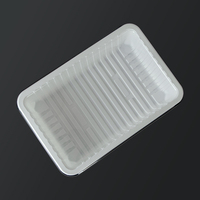 Boîte alimentaire en plastique jetable Conteneur alimentaire à emporter 3600ml Boîte à lunch Boîte à bento avec couvercle