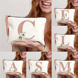 Nouveautés quotidiennes, organisateurs de cosmétiques anti-poussière, rangement, tissu doux au toucher, facile à transporter, poigné<span class=keywords><strong>e</strong></span>, trousse de maquillage - Product Image 2