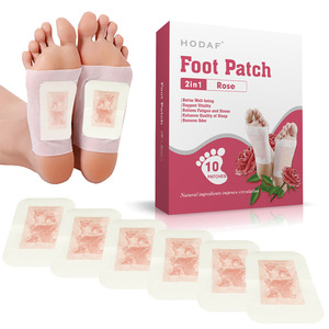 Fabricant de patchs pour les pieds en gros, transfrontalier, patchs pour les pieds à la lavande, à l'armoise anglaise, au gingembre, au ginseng et au thé vert, OEM, style Pékin ancien - Product Image 5