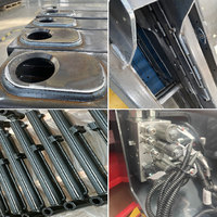 KCCL Vente en gros Plate-forme élévatrice hydraulique à ciseaux sur chenilles automotrice de 16m pour travaux aériens et terrains accidentés