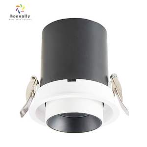 360 Gimbal Swing LED Downlight 10W Anti-Glare Lentille En Aluminium Moulé Sous Pression Triac CE/EMC/LVD/RoHS Certifié Home Office Rond/Carré - Product Image 6