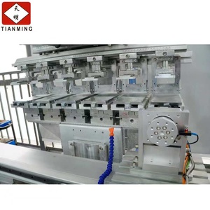 Machine d'impression par tampon multi-couleurs à 6 stations, commande automatique PLC pour le marquage de logos sur petites pièces en plastique, métal, verre - Product Image 3