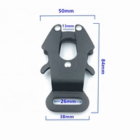 Boucle de laisse pour chien en aluminium à dégagement rapide en forme de grenouille, boucle de chaîne pour chien pour relier le collier de l'animal de compagnie