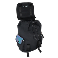 Ransel Laptop RFID banyak saku, tas punggung Laptop santai perjalanan luar ruangan nilon lembut tahan air untuk anak-anak sekolah Oxford