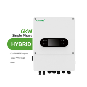 CKMINE Onduleur Solaire Hybride 6kVA 48V Étanche IP66 IP65 Double Sortie MPPT Monophasé 230V 6000W Système d'Alimentation Domestique - Product Image 1