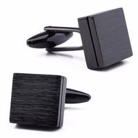 Gemelos personalizados en forma de cuadrado 3D, para hombre, regalo de negocios, amigo