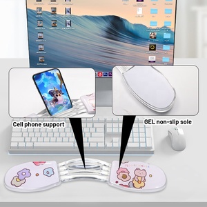 Gel trục chính hình dạng điện thoại di động dock bàn phím Mat chuột Pad Chuột trong suốt Pad Chuột chơi game pad cổ tay phần còn lại cho văn phòng nhà - Product Image 3