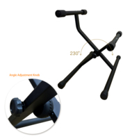Amplificateur de guitare CNBear BS-316B, design portable, facile à transporter et à installer, support de sol flexible en métal et caoutchouc robuste pour la maison