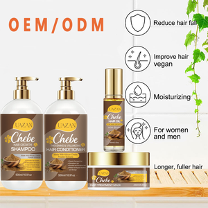 Set Shampoo e Balsamo Chebe Riparatore Volumizzante e Ispessente con Olio di Jojoba e Olio di Cocco, Etichetta Privata all'Ingrosso - Product Image 4