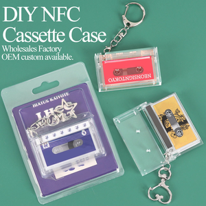 Llavero Mini NFC para Amantes de la Música, Llavero Personalizado con Diseño de CD, Cassette, Vinilo, Reproductor de CD KPOP - Product Image 3