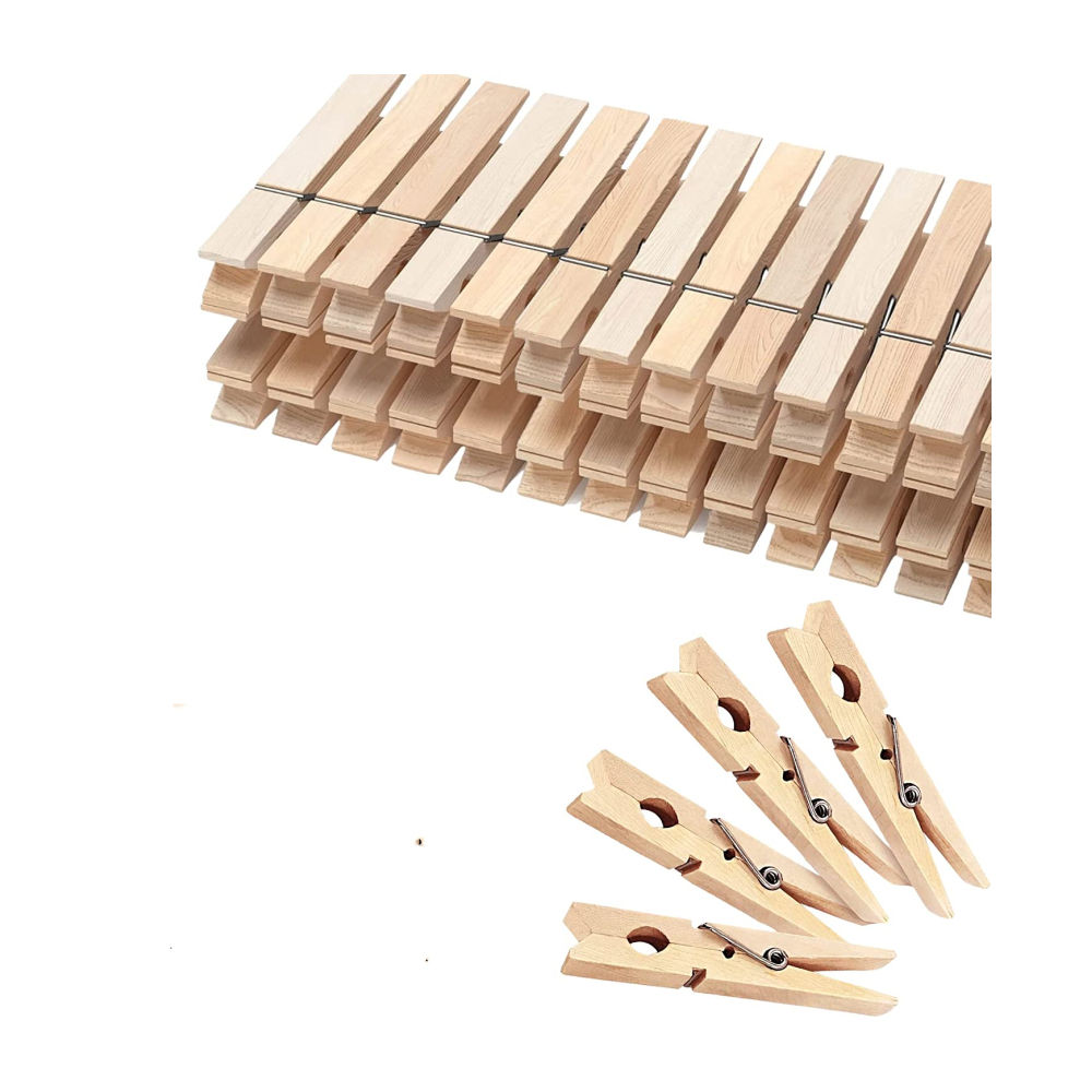 用于悬挂衣服的重型户外衣夹木夹大型闭合别针服装钉