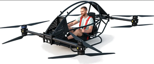 RAYI EVTOL - Aeronave Ultraligera Tripulada, con Batería, Diseño Plegable, Largo Tiempo de Vuelo, Despegue Vertical, Componentes para Drones - Product Image 2