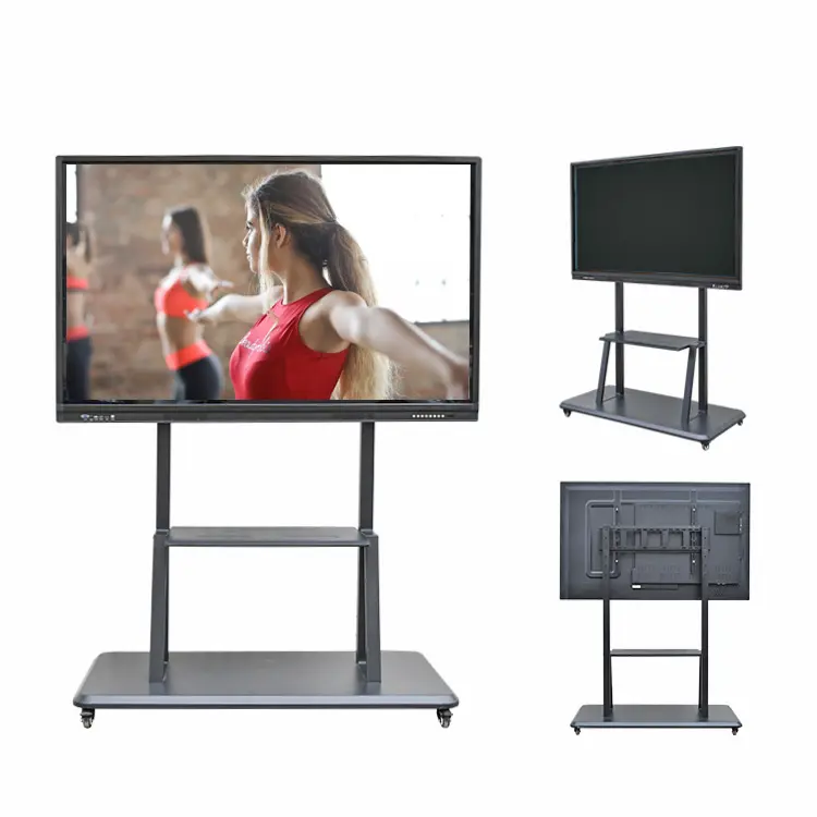 JCVISION 55 "מסך מגע טלוויזיה אינטראקטיבי שטוח תצוגת smartboard מגנטי לבן לוח