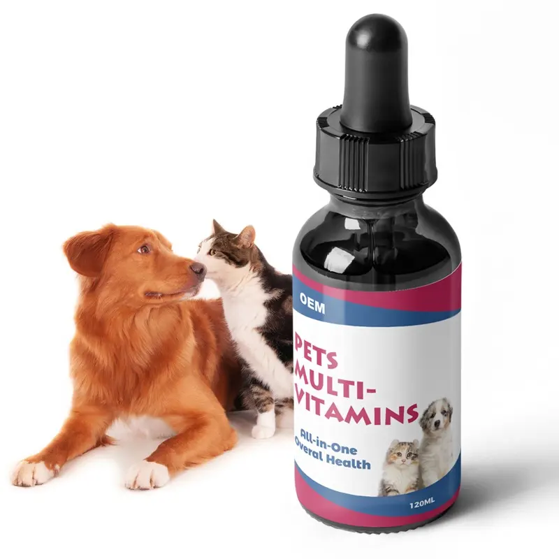 Eigenmarke professionelles Hunde-Supplement Vitamine Katzen Multivitamin Haustierflüssiges Nahrungsergänzungsmittel